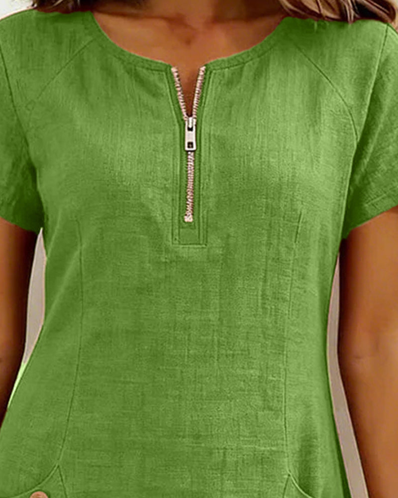 Van Straaten Livia Zip Jurk