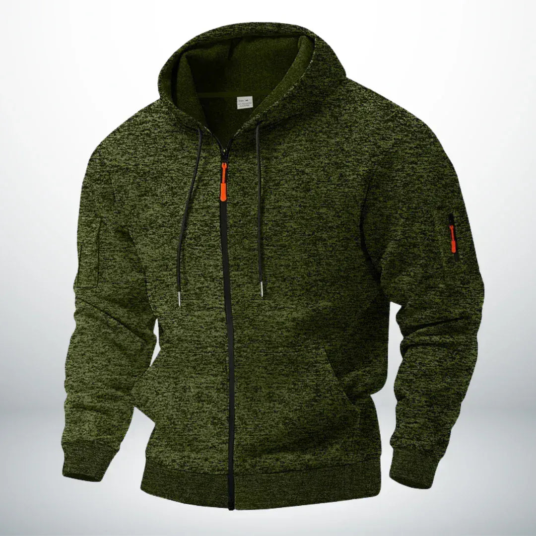 Hans | Vest met Capuchon en Mouwzak