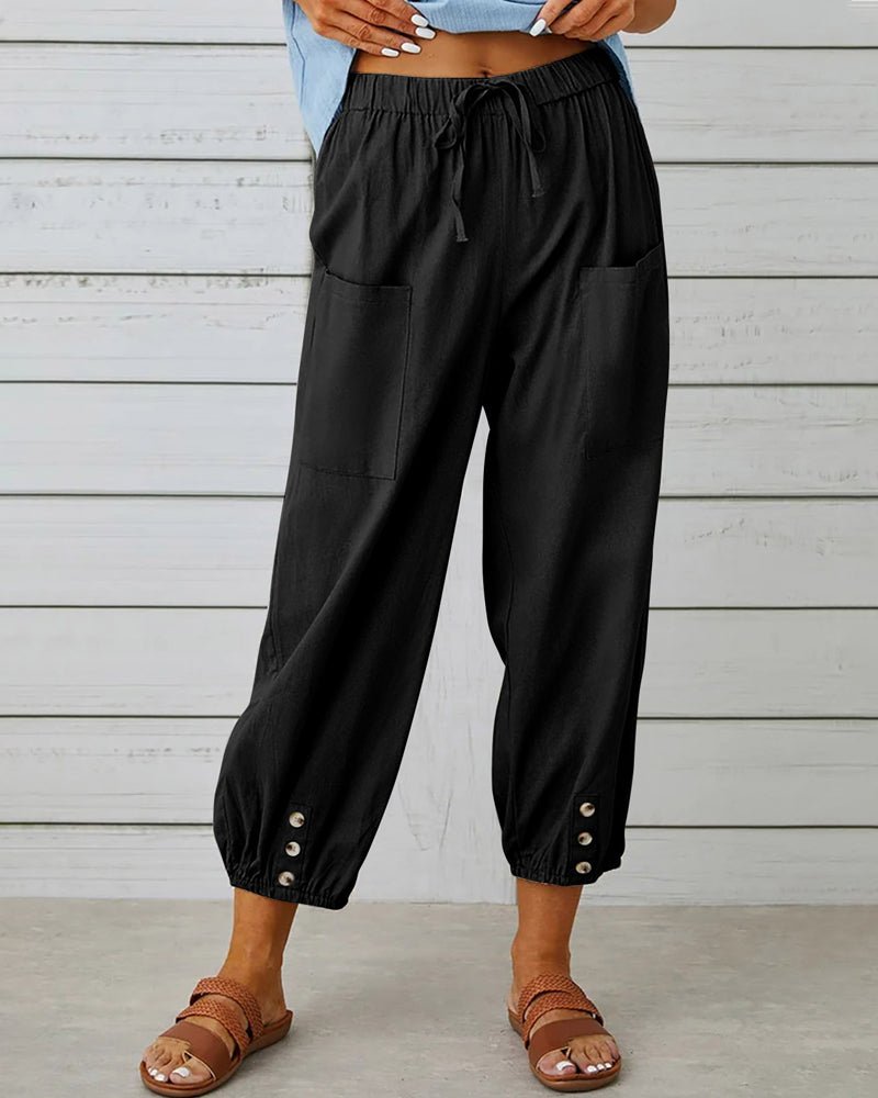 Elina | Chique Hoge Taille Broek