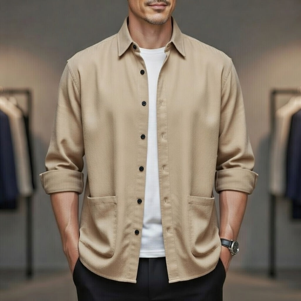 Jelmer Overshirt Zand