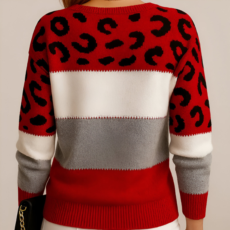 Henny | Luipaardprint Casual Trui (TIJDELIJK 1+1 GRATIS!)
