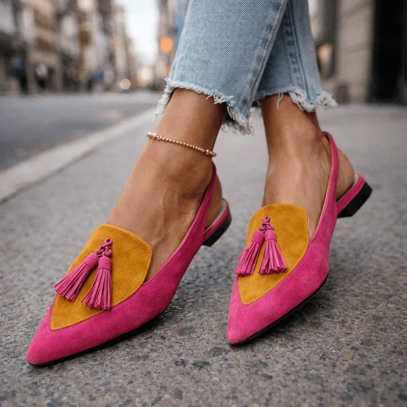 Lorena | Sandalen met Riemen en Kwasten