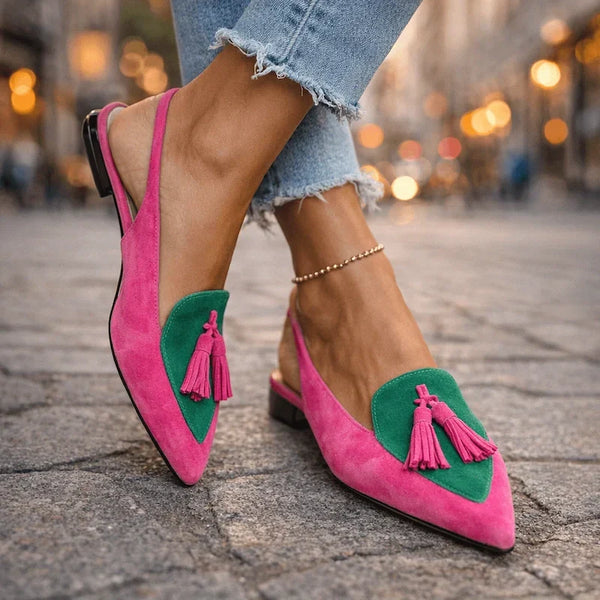 Lorena | Sandalen met Riemen en Kwasten