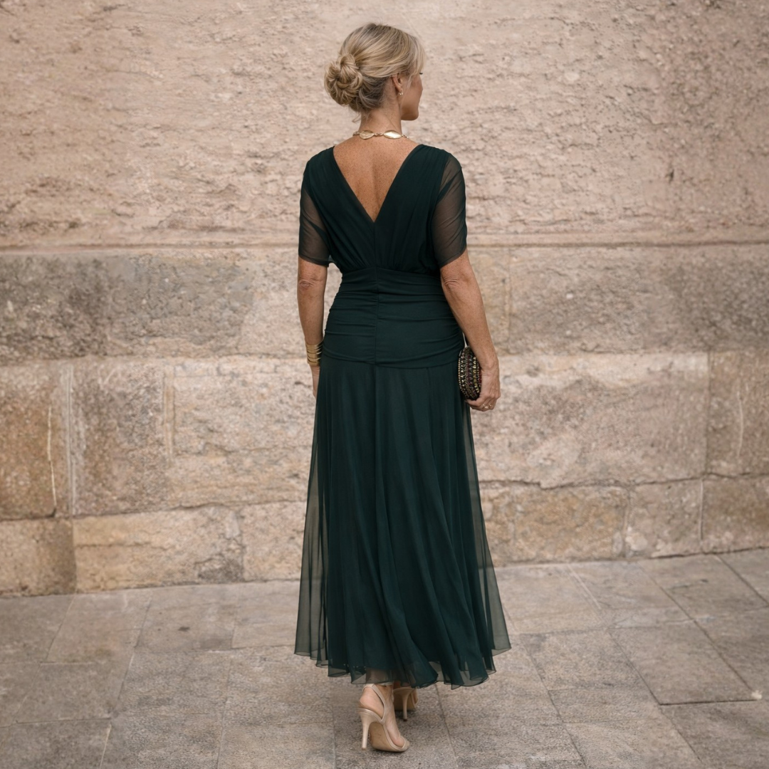 Elise | Off-Shoulder Maxi-Jurk