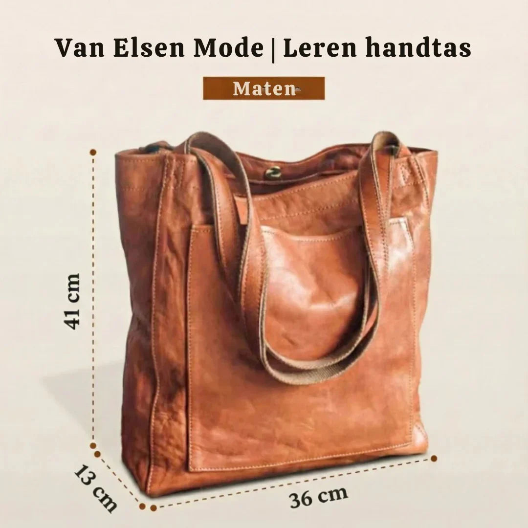 Van Straaten™ Valeria Luxe Leren Handtas