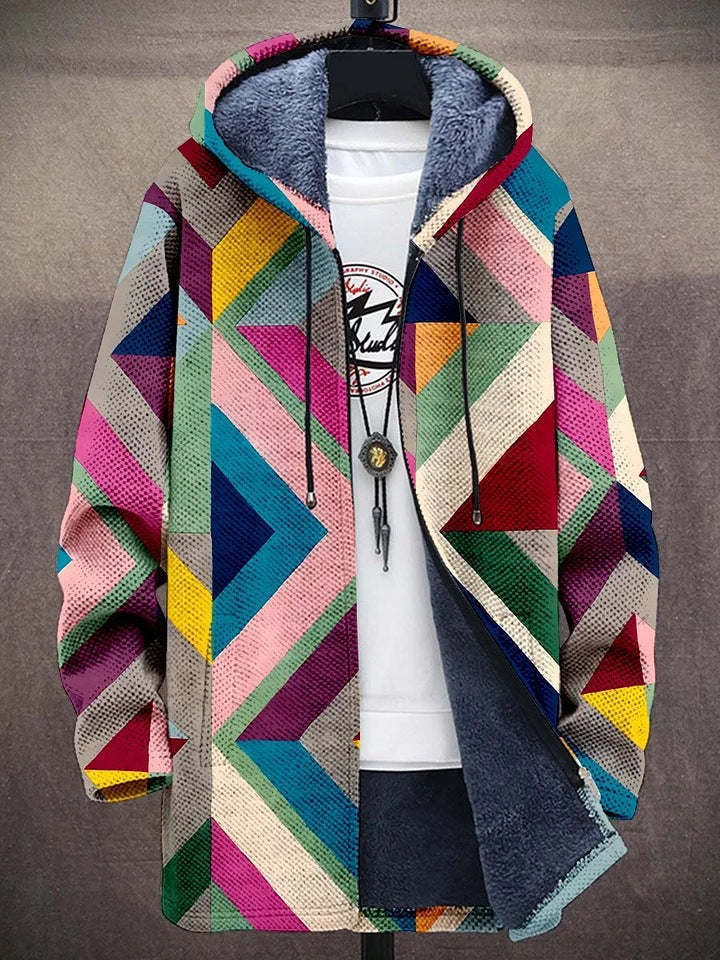 Johanna | Capuchonvest met Grafische Print