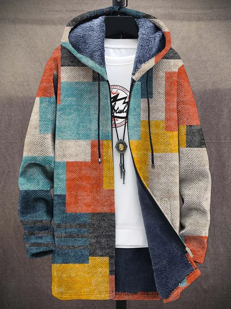 Johanna | Capuchonvest met Grafische Print