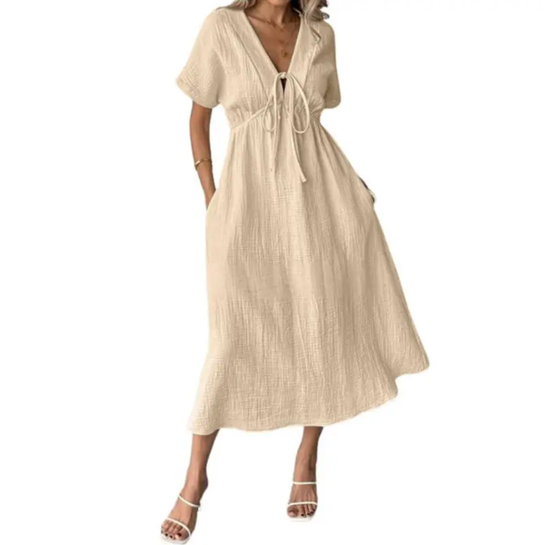Sofie | V-Hals Maxi Jurk