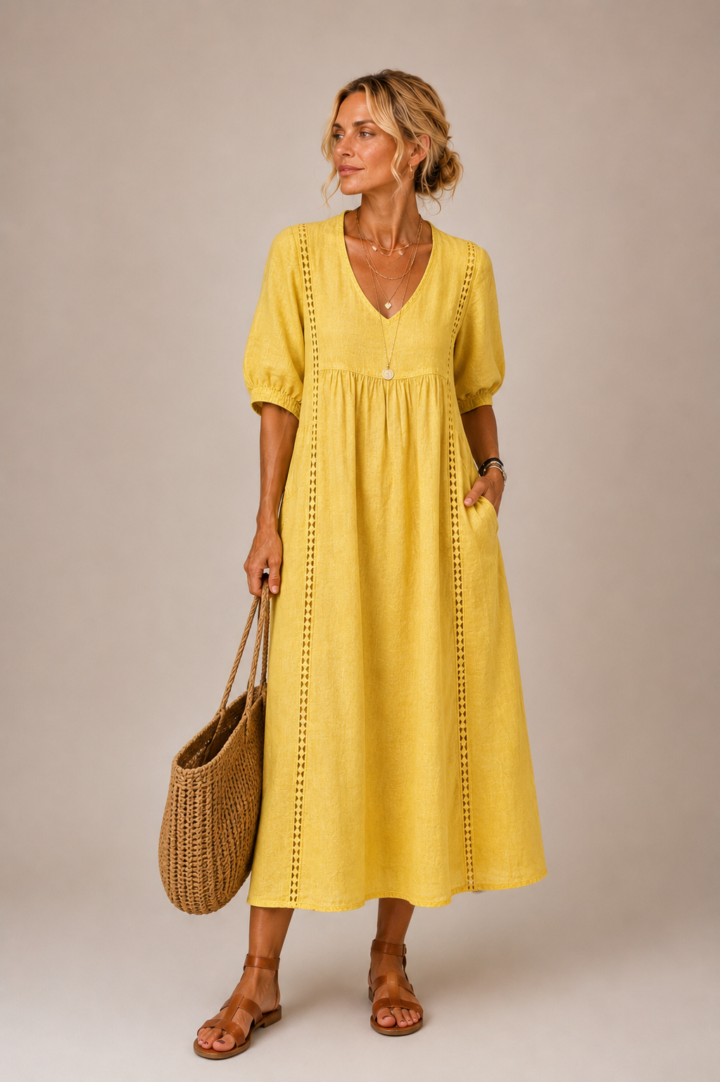 Michelle | Midi Zomerjurk