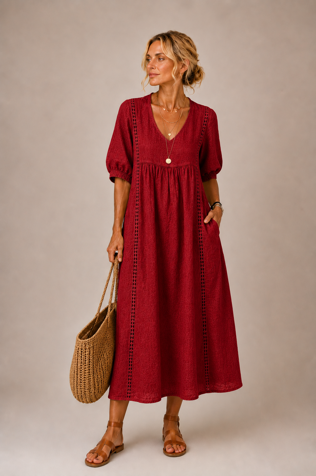 Michelle | Midi Zomerjurk
