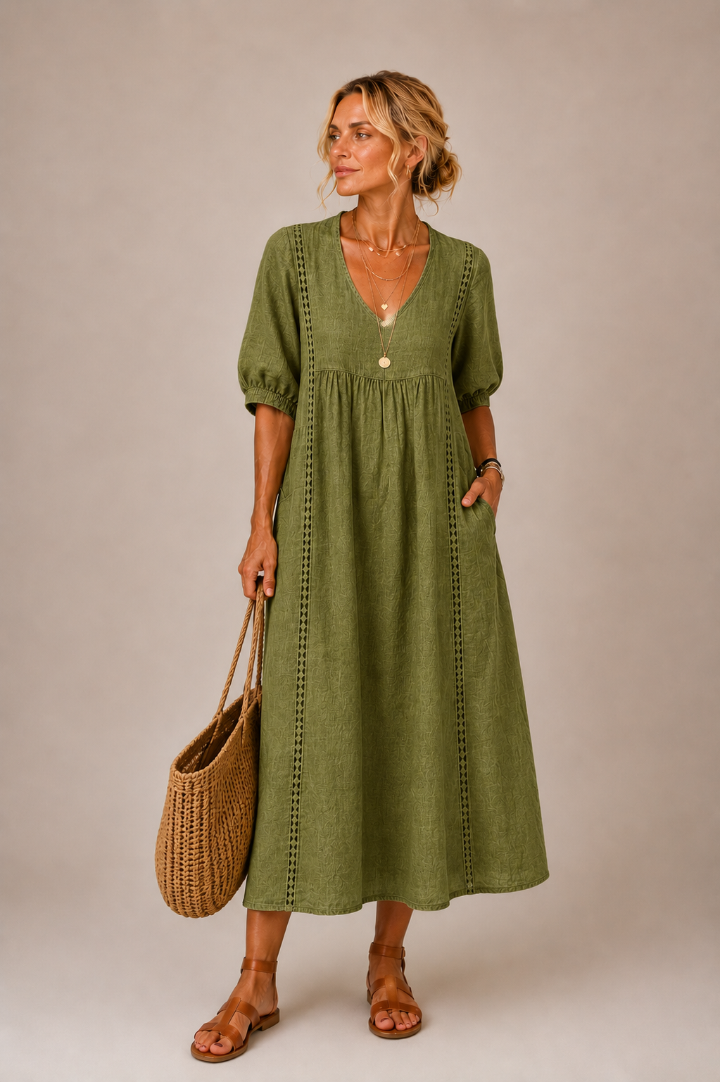 Michelle | Midi Zomerjurk