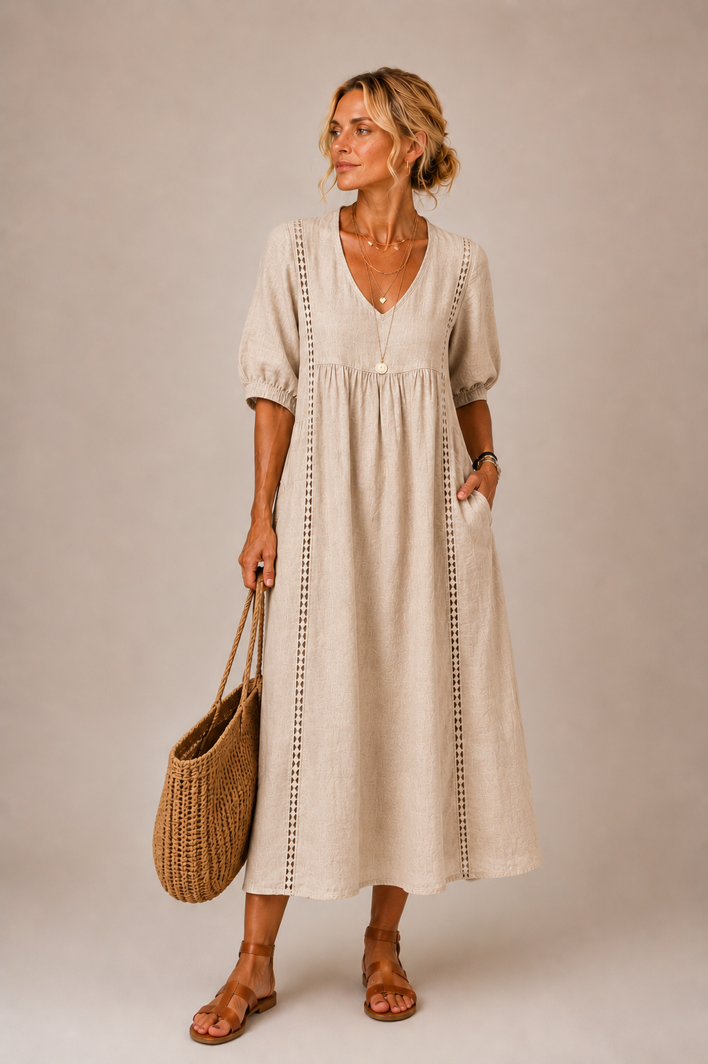 Michelle | Midi Zomerjurk