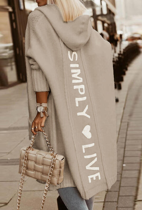 Simply Love | Stijlvolle Oversized Damesmantel