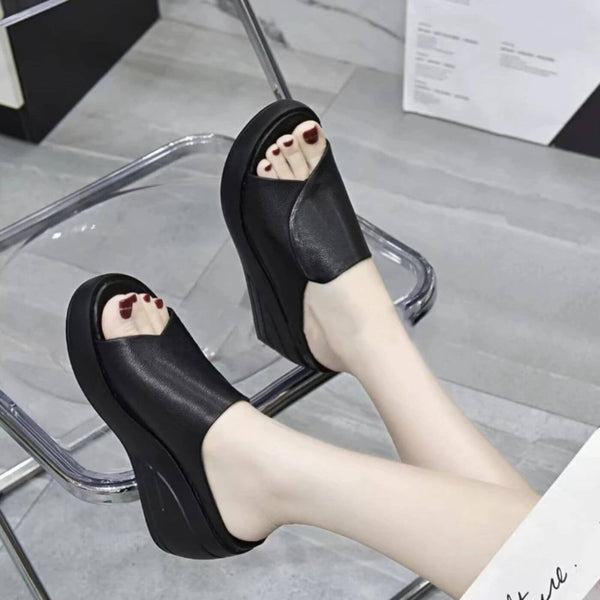 Nadia | Orthopedische Slip-on Wedge Sandalen