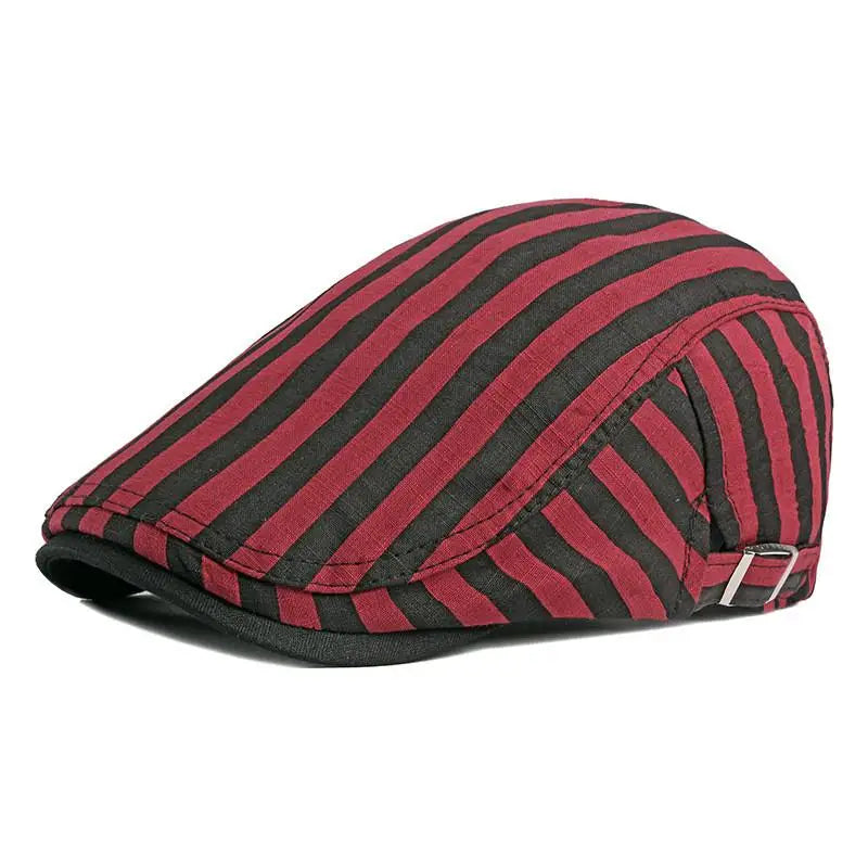 Onno Flatcap Rood met zwart