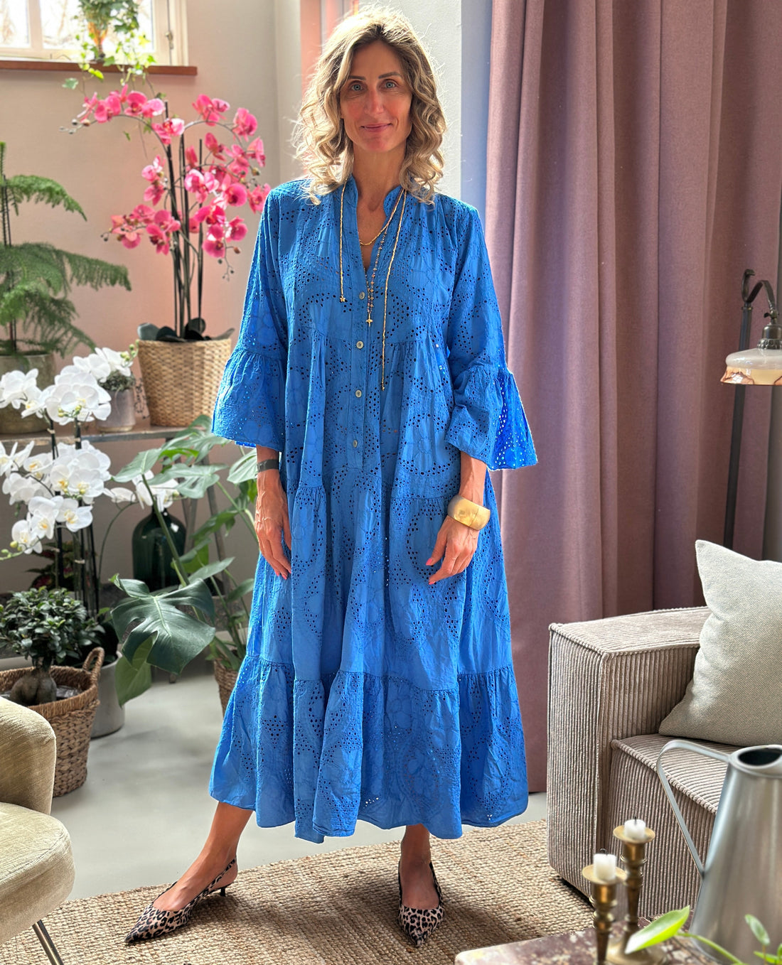 Van Straaten Celeste Broderie Jurk