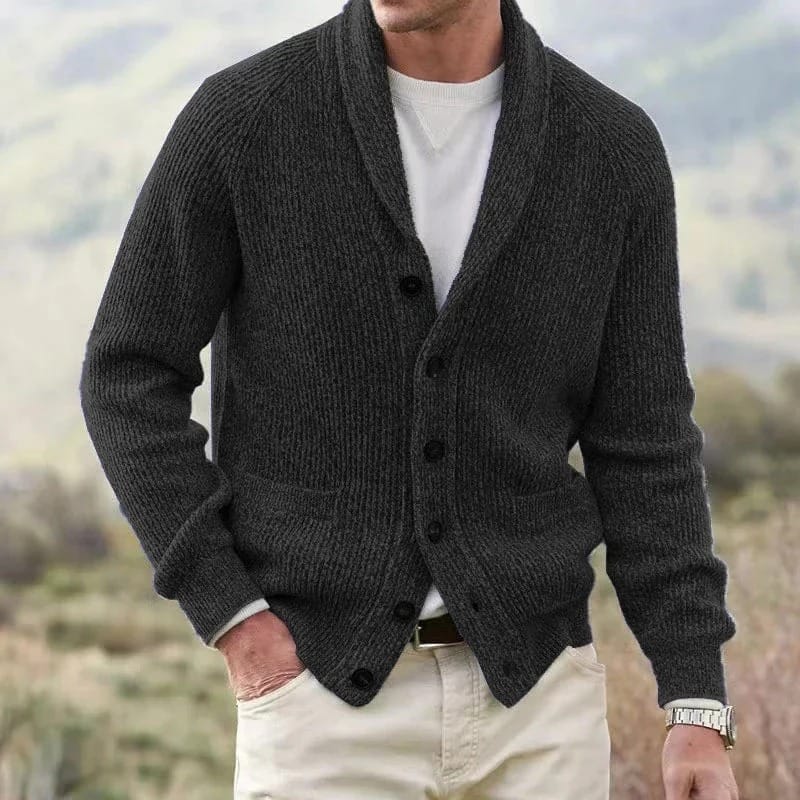 Dries | Vest met Sjaalkraag