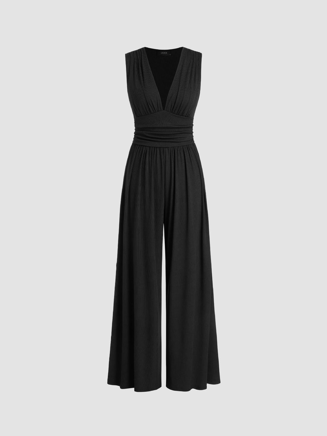 Charity | Mouwloze Wijdbeens Jumpsuit