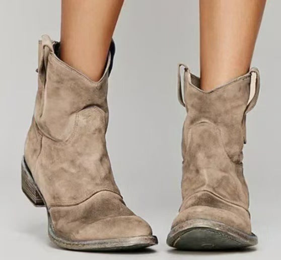 Van Straaten™ Carlotta Suede Elegance Enkellaarsjes