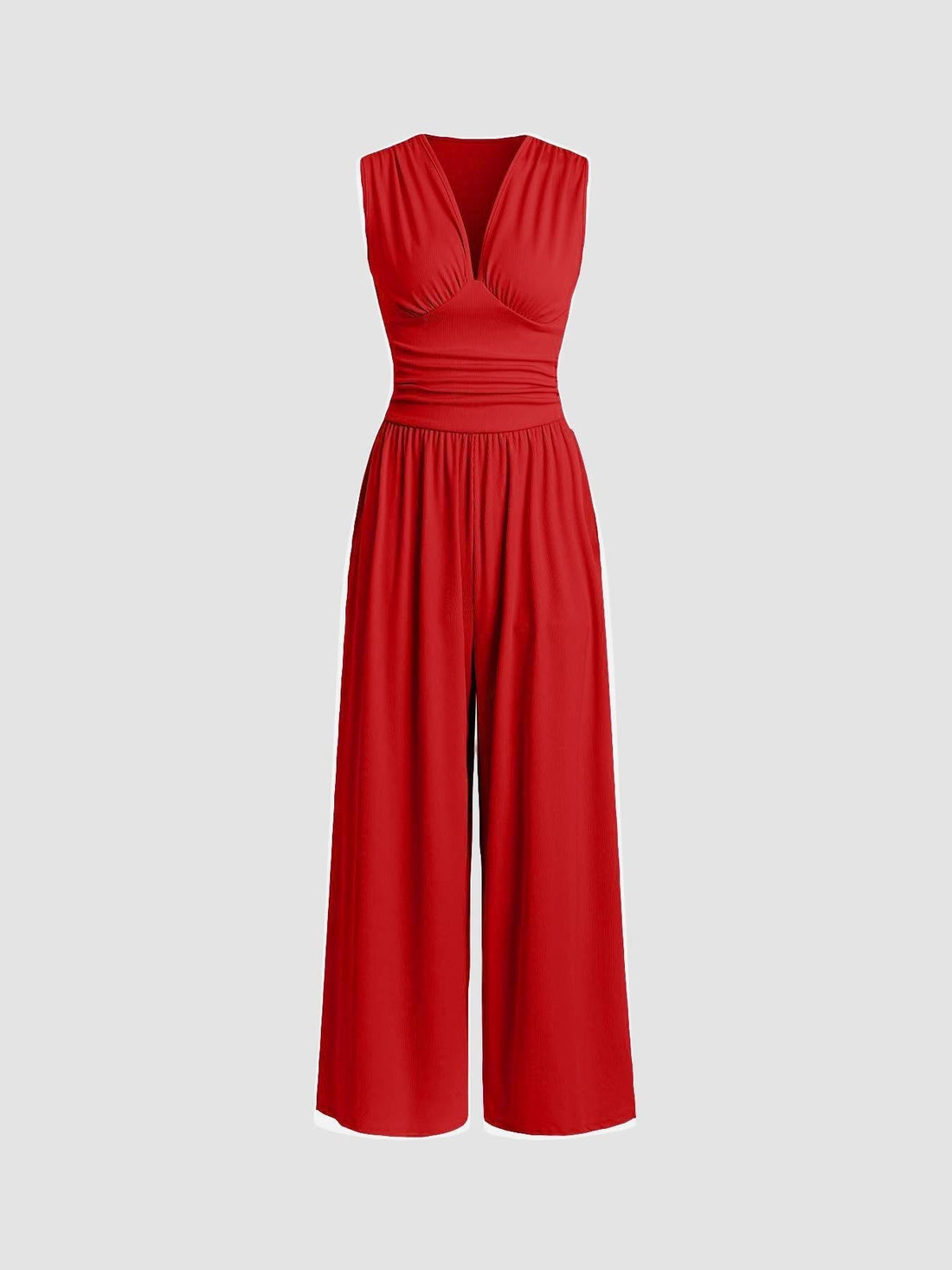 Charity | Mouwloze Wijdbeens Jumpsuit
