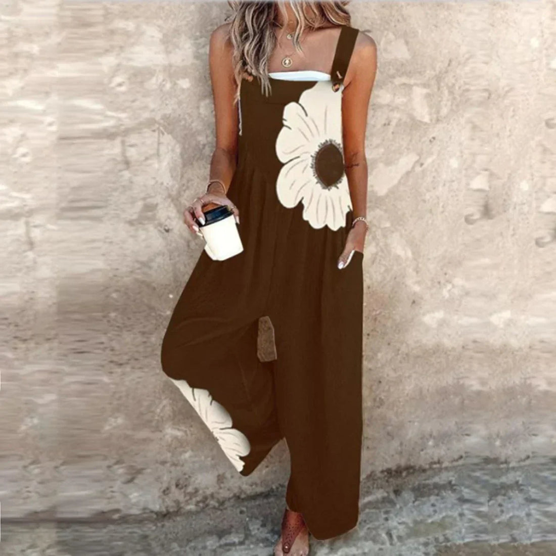Petra | Comfortabele Geprinte Broek