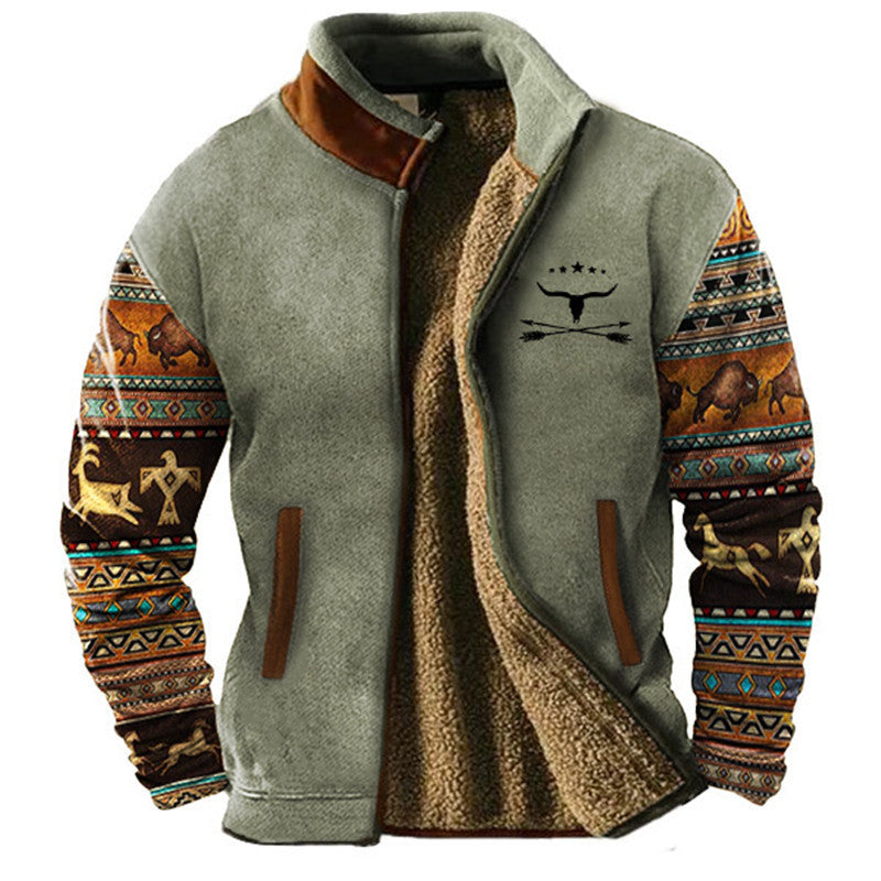 Thijs | Fleecejack met Sherpakraag
