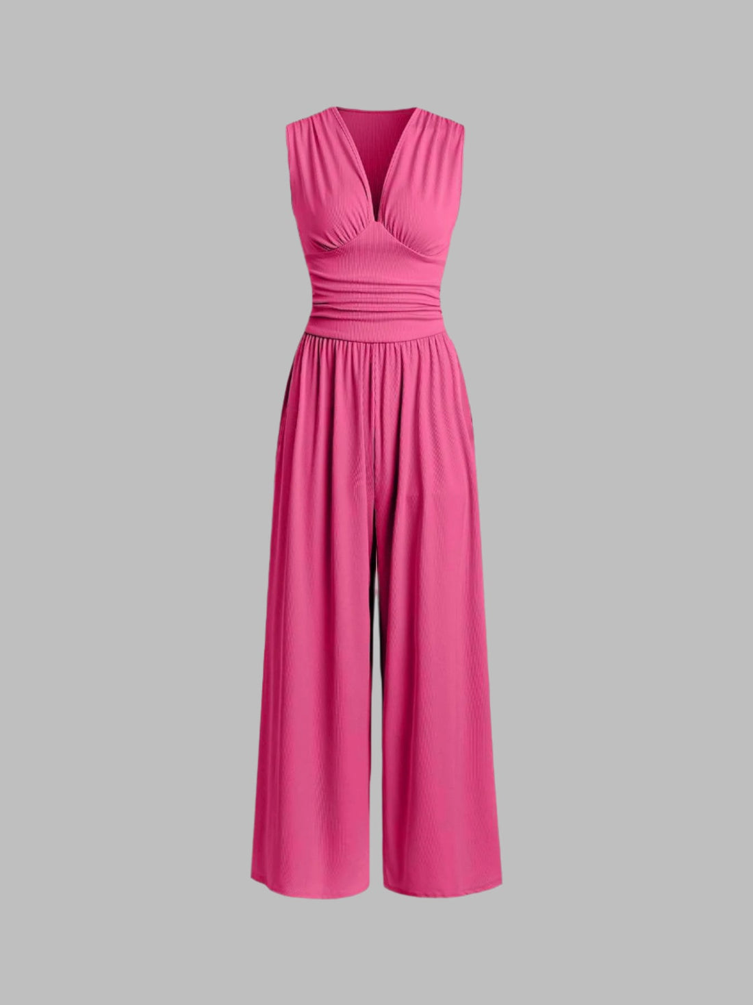 Charity | Mouwloze Wijdbeens Jumpsuit