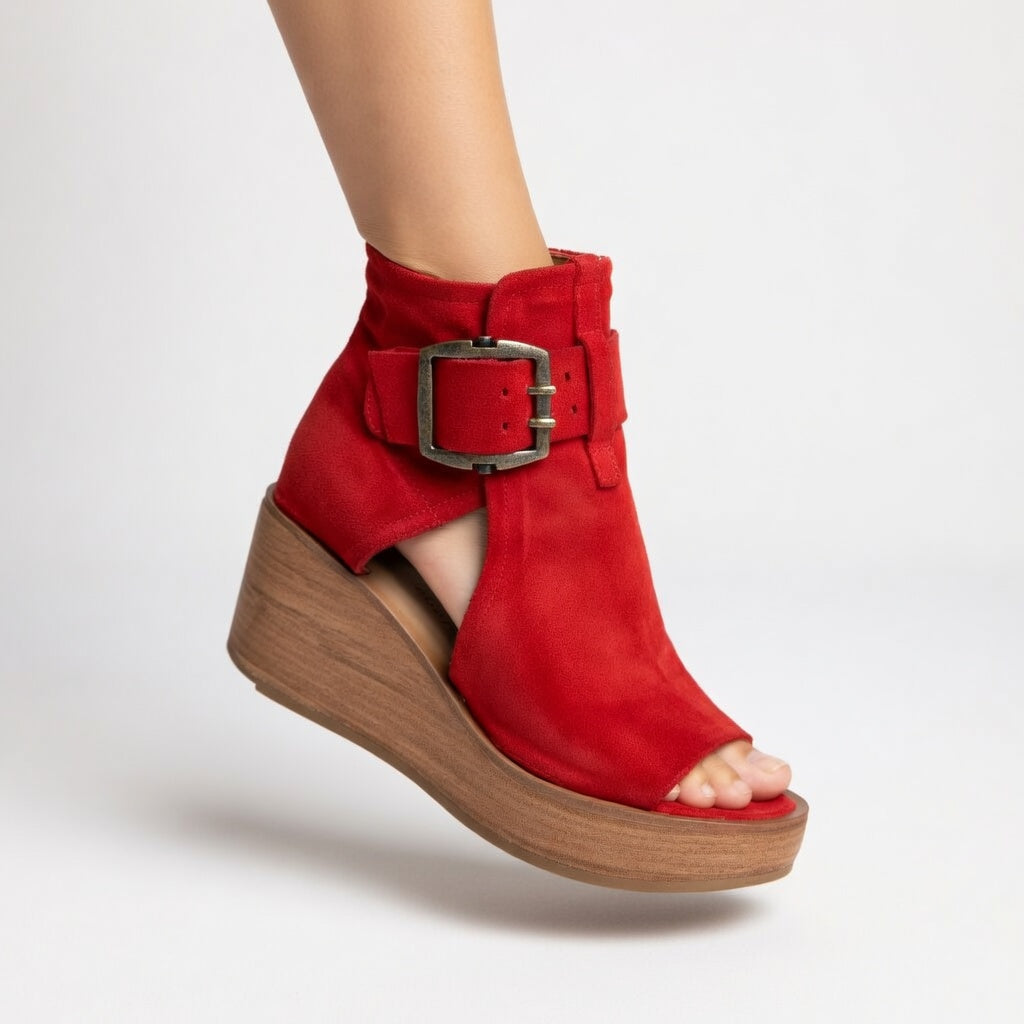 Cleó | Gesp Sleehak Sandalen