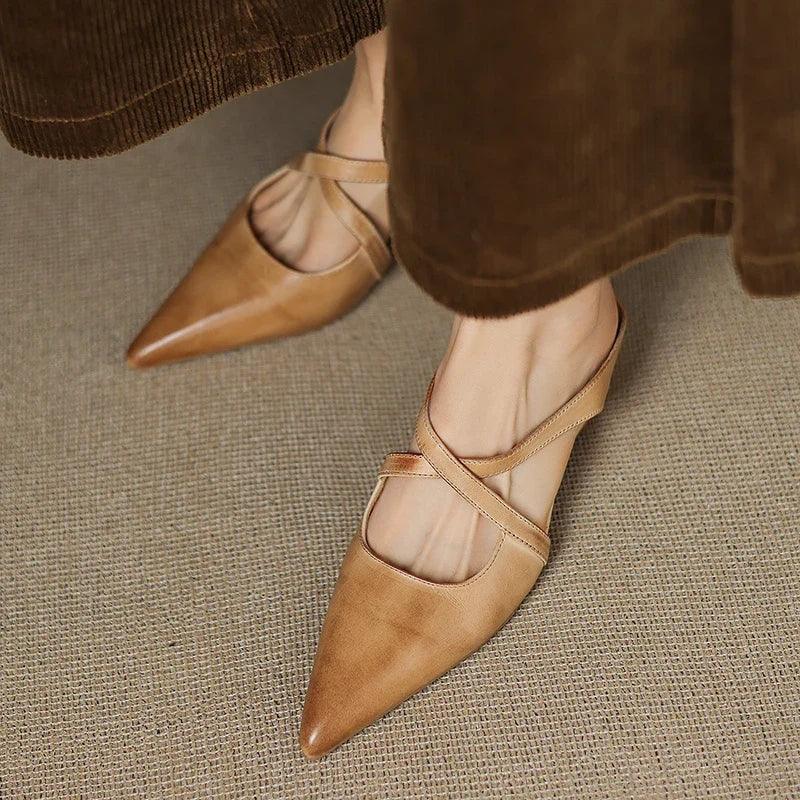 Mira | Lederen Mules