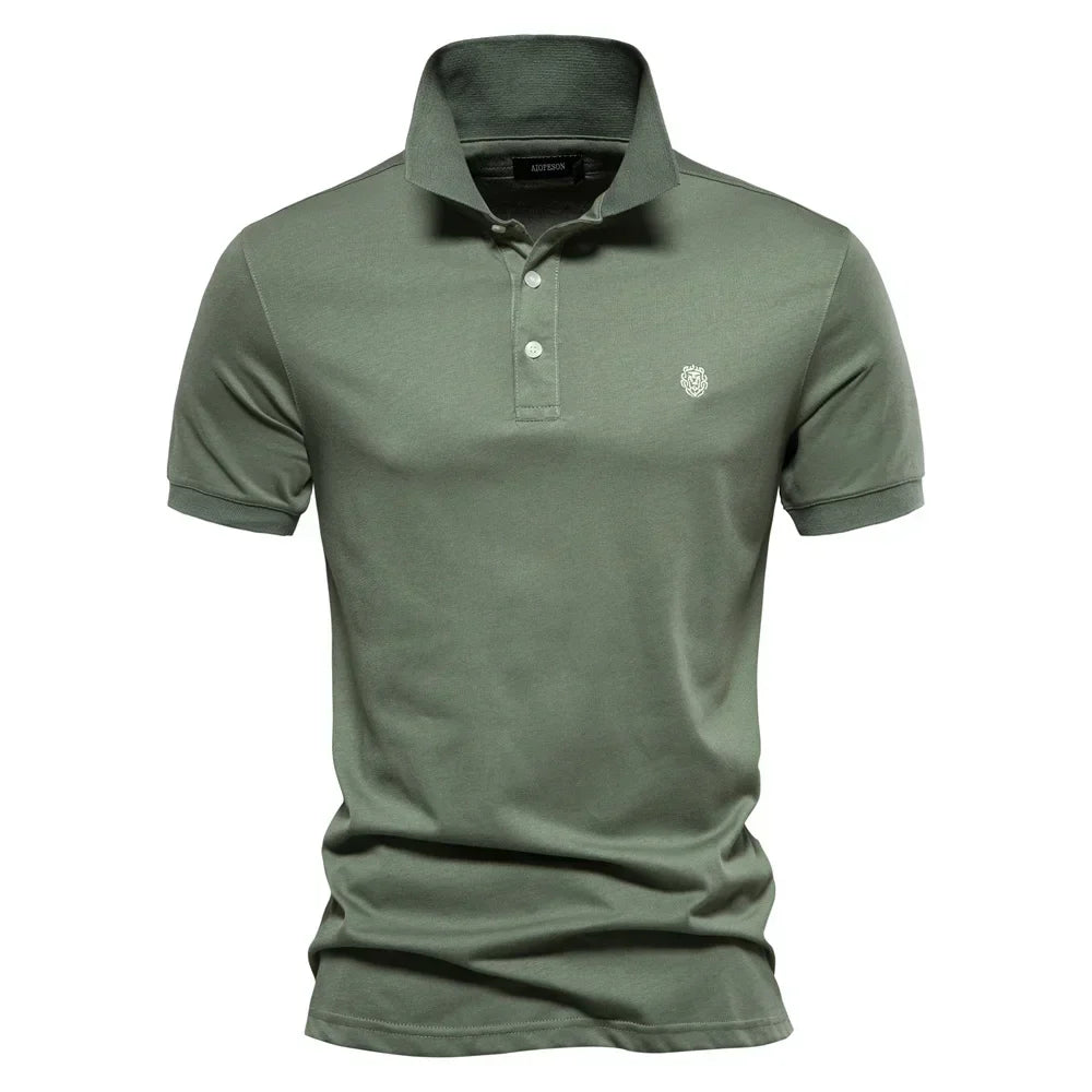 Van Straaten™ Polviro Luxe Chique Katoenen Heren Polo