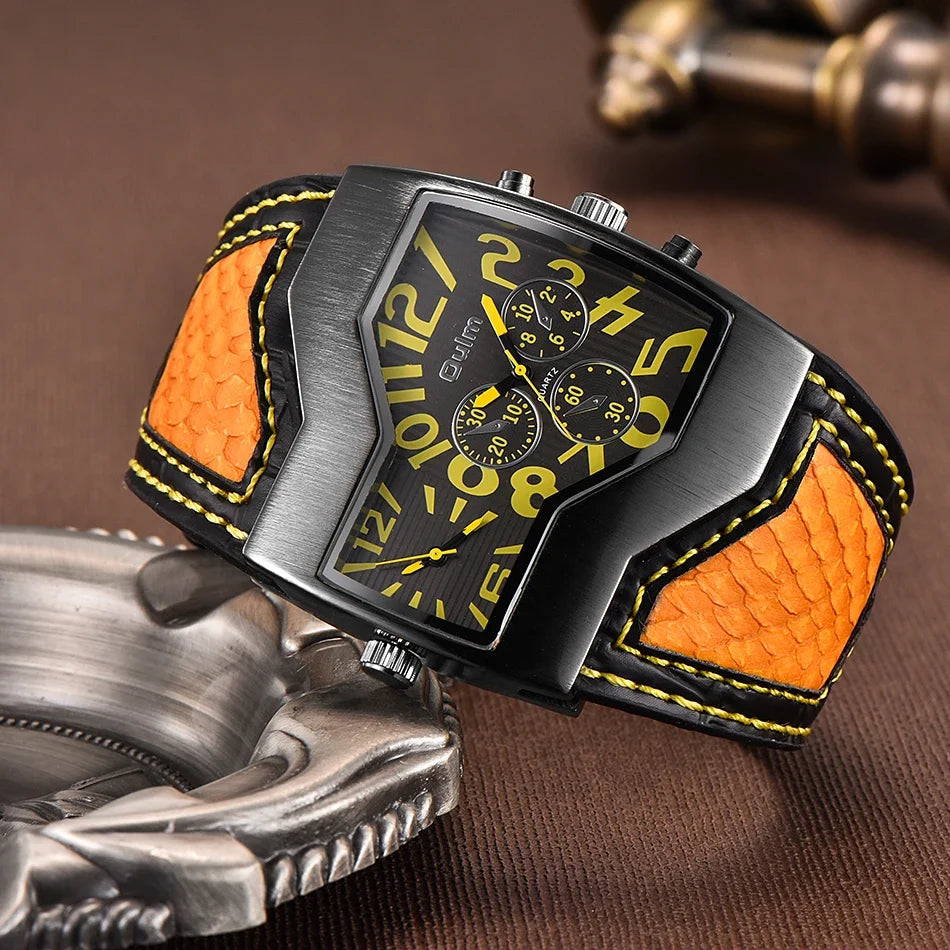 Huub | Horloge met Dubbele Wijzerplaat