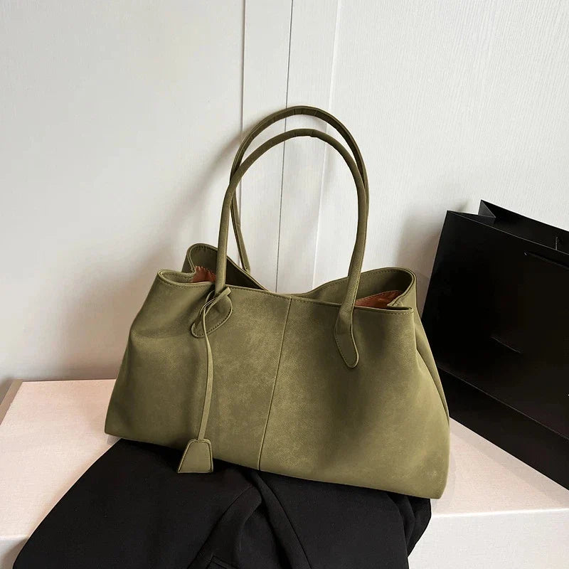 Jeltje Shopper Olijfgroen