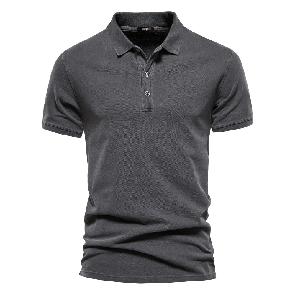 Van Straaten™ Polario Luxe Casual Heren Polo