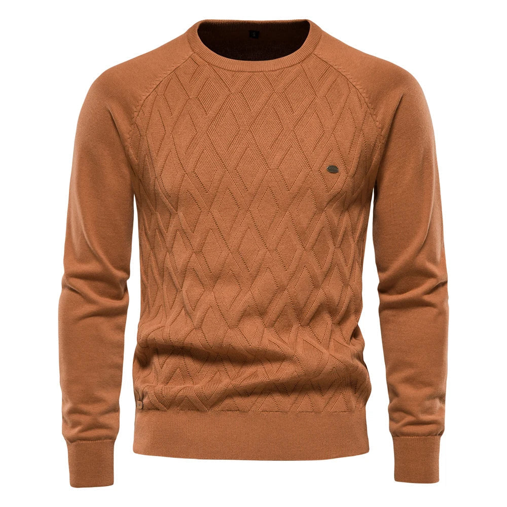 Van Straaten™ Ruvano Classic Ruit Heren Trui