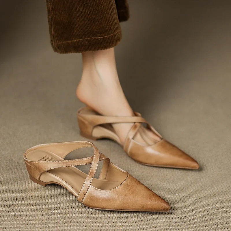 Mira | Lederen Mules