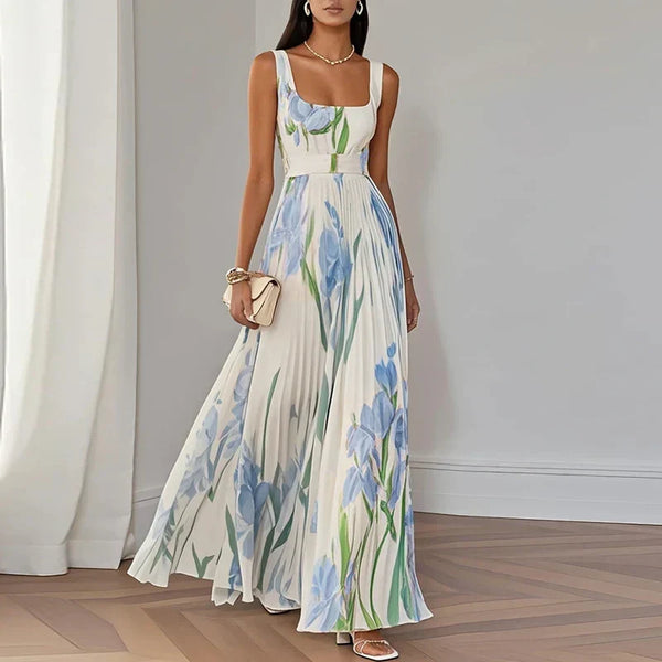 Isla | Elegante Maxi Jurk met Bloemenprint