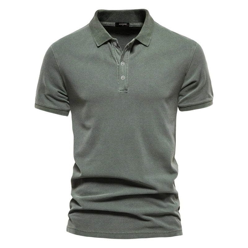 Van Straaten™ Polario Luxe Casual Heren Polo