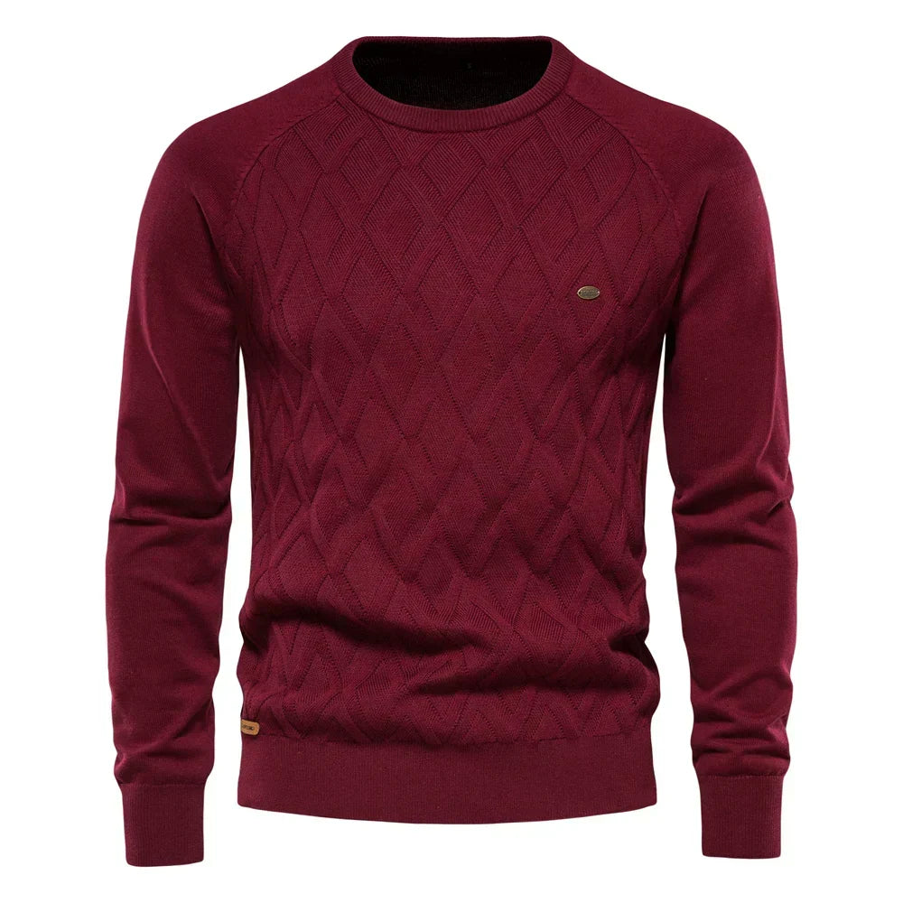 Van Straaten™ Ruvano Classic Ruit Heren Trui