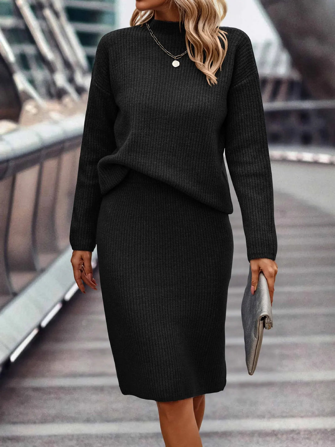 Elegance | 2-delig Dames Set Pullover & Rok