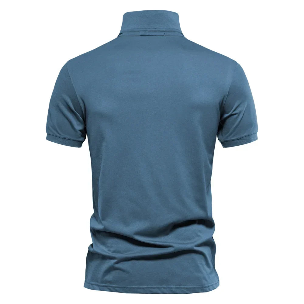 Van Straaten™ Polviro Luxe Chique Katoenen Heren Polo