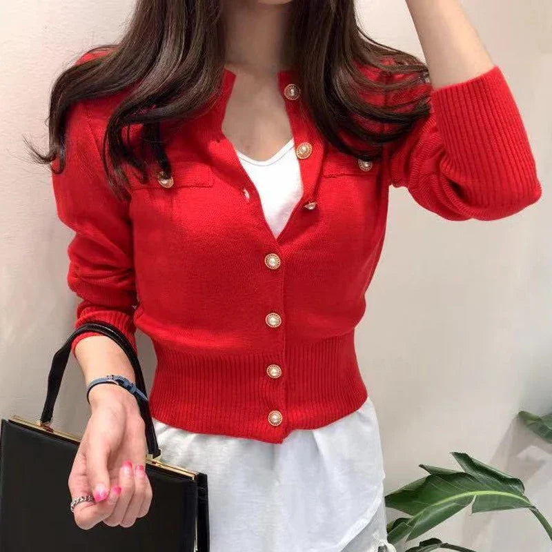 Aukje Vest Rood