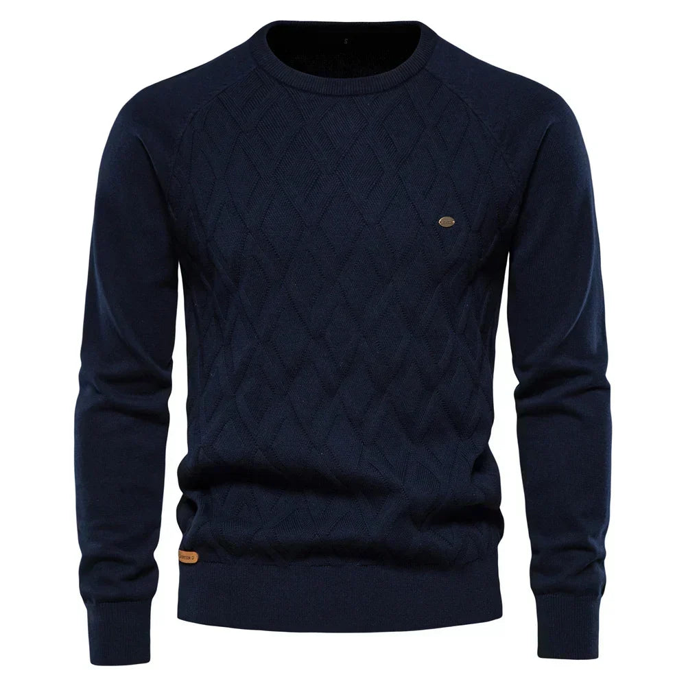 Van Straaten™ Ruvano Classic Ruit Heren Trui