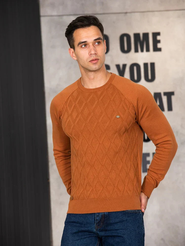 Van Straaten™ Ruvano Classic Ruit Heren Trui