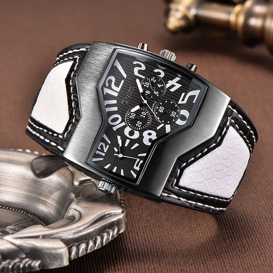 Huub | Horloge met Dubbele Wijzerplaat