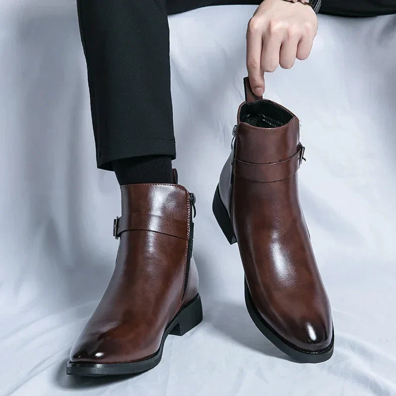 Sergio | Echte Leren Chelsea Boots