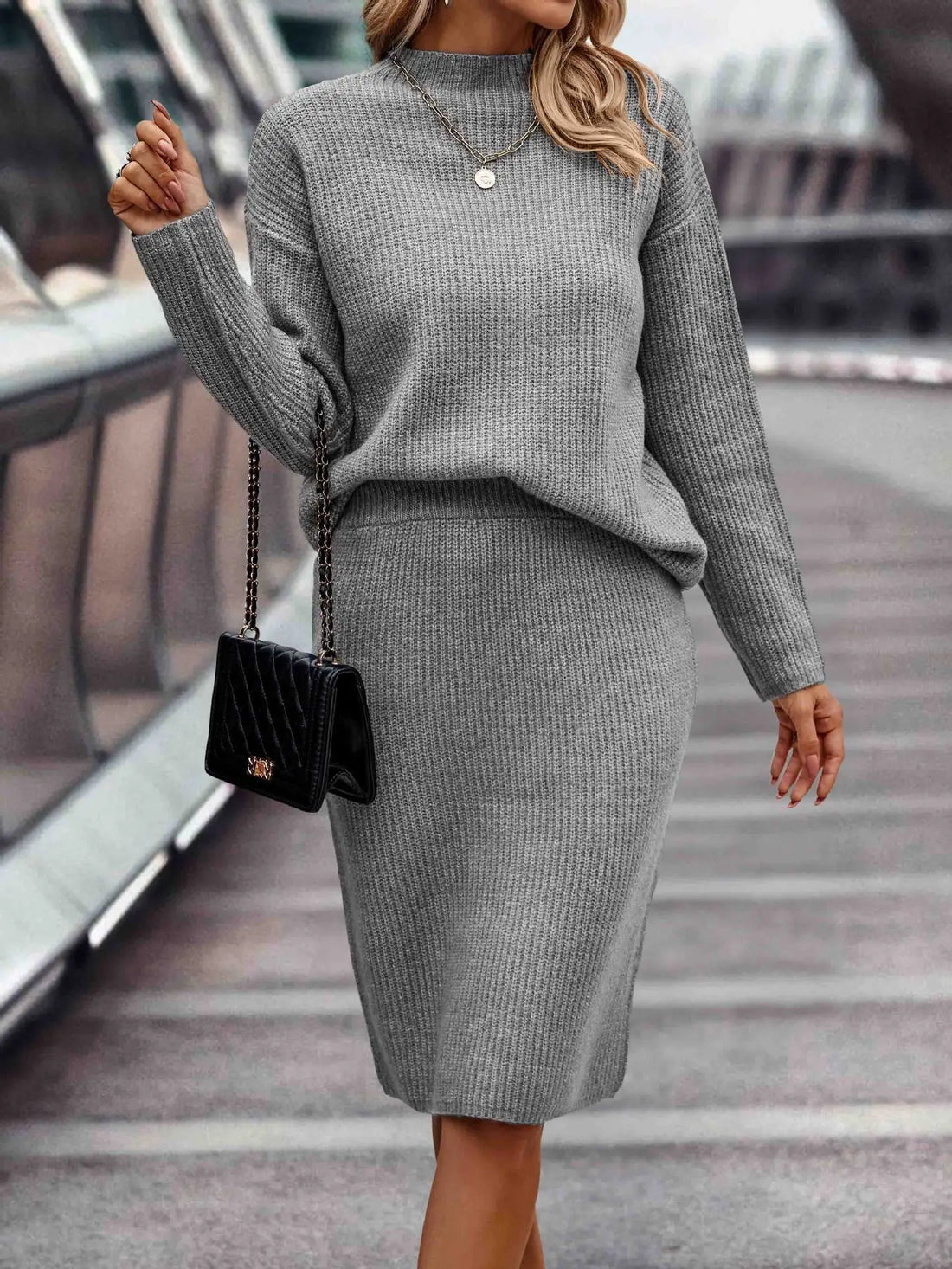 Elegance | 2-delig Dames Set Pullover & Rok