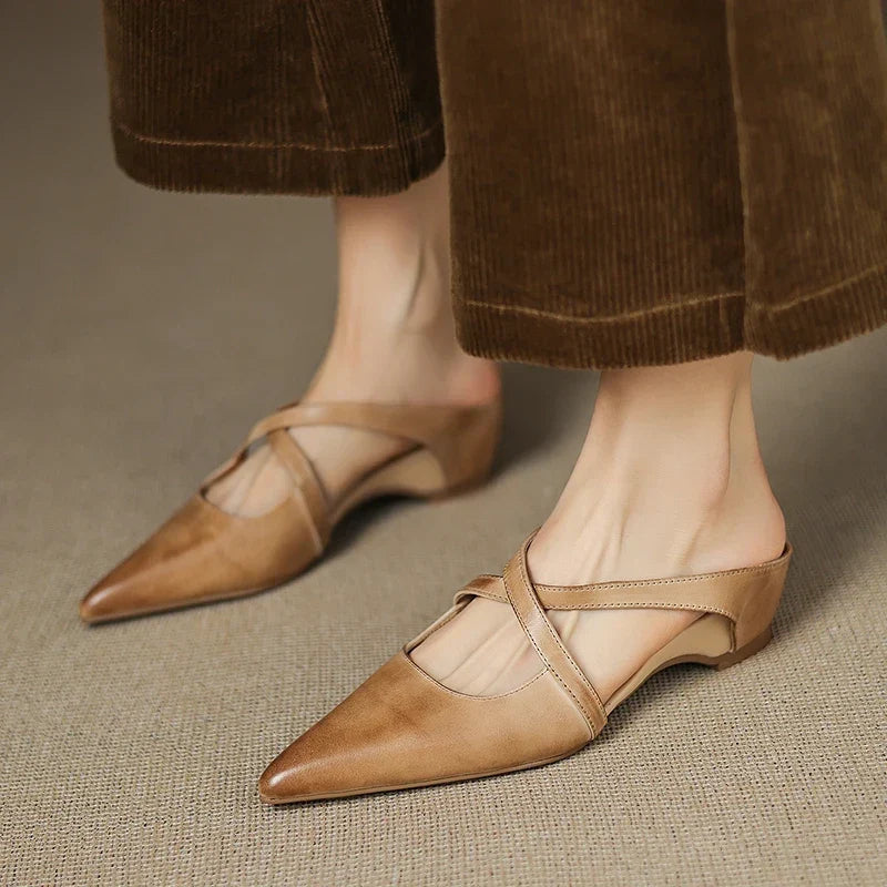 Mira | Lederen Mules