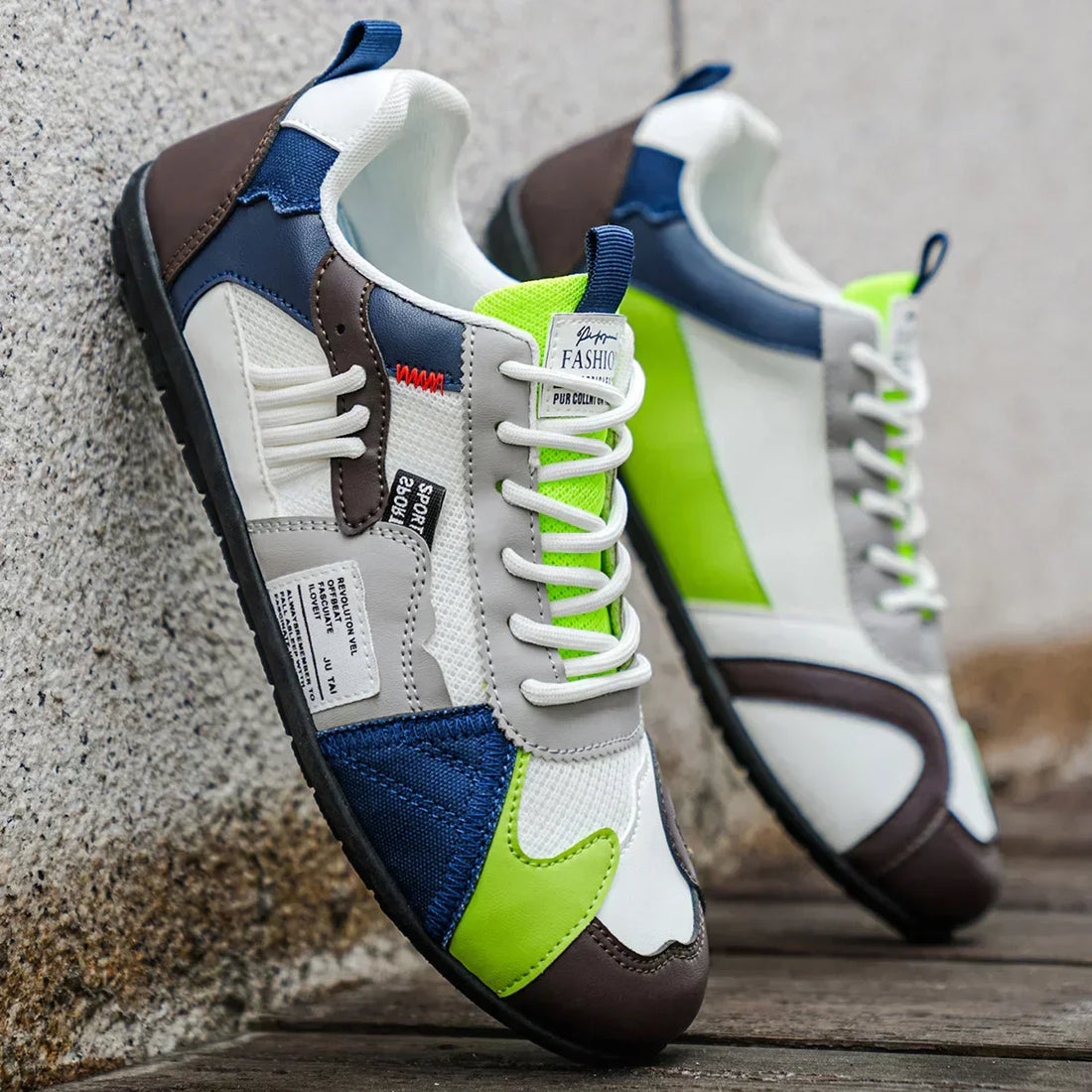 Luca | Retro gekleurde sneakers