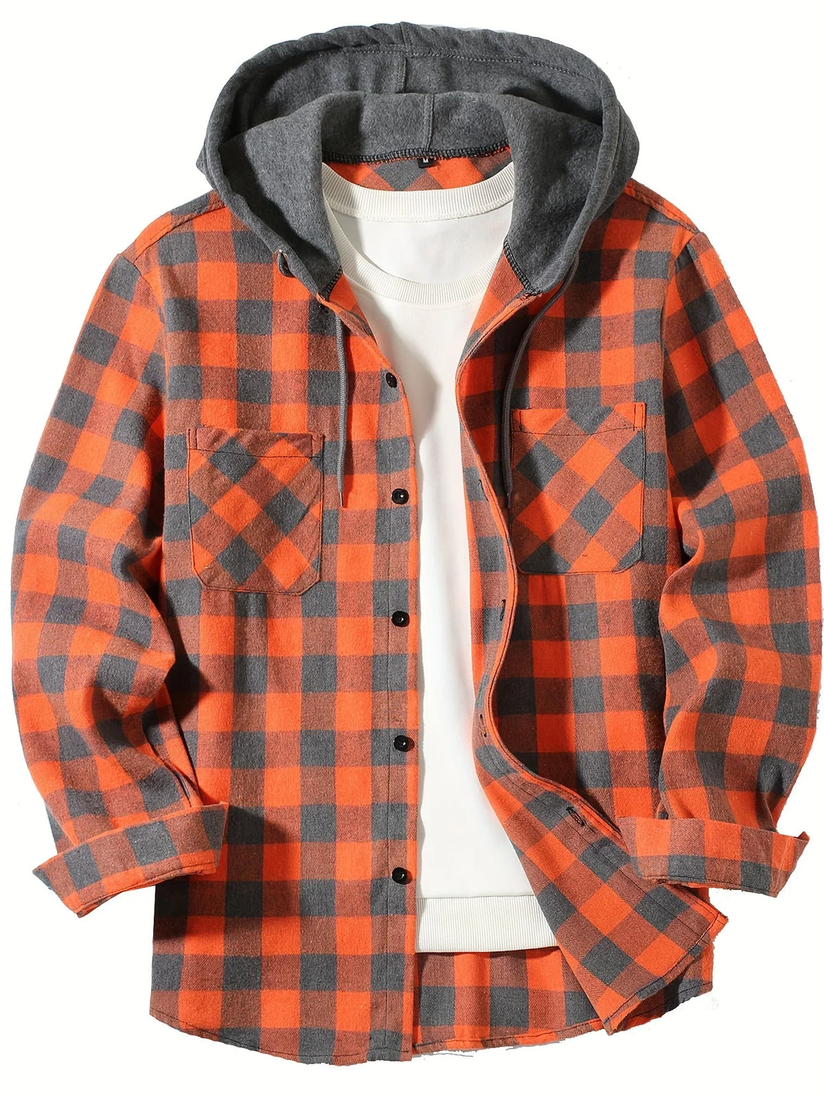 Jurjen Overshirt Oranje met zwart