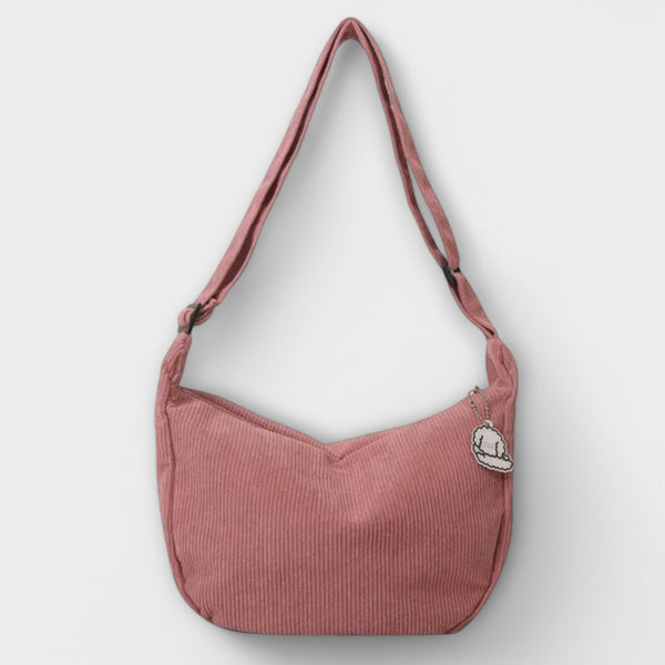 Van Straaten™ Velora Soft Cord Crossbody Tas